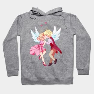 The kissing angels and love Hoodie